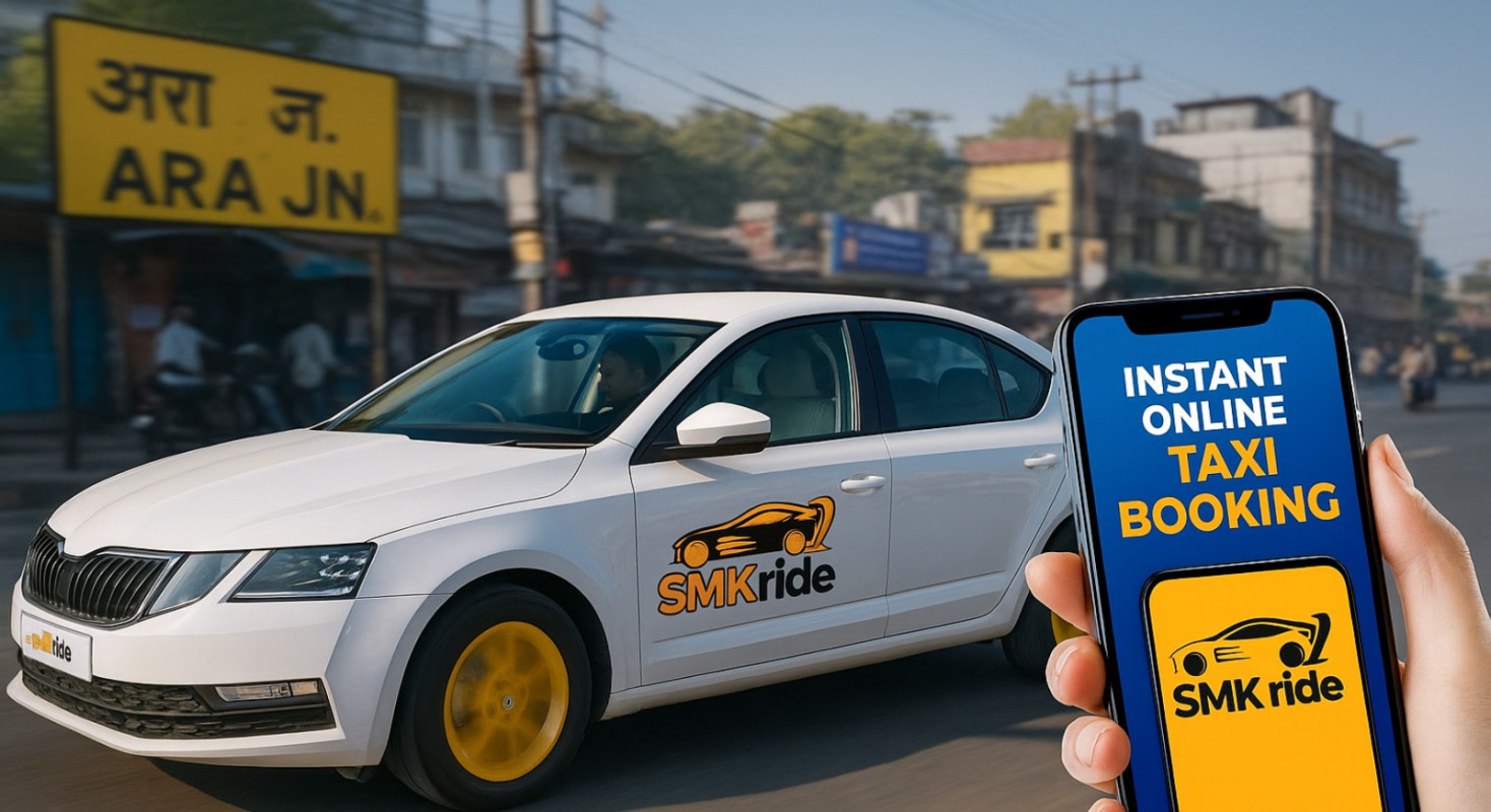Need a Cab in Arrah? Choose SMK Ride for Instant Online Taxi Booking